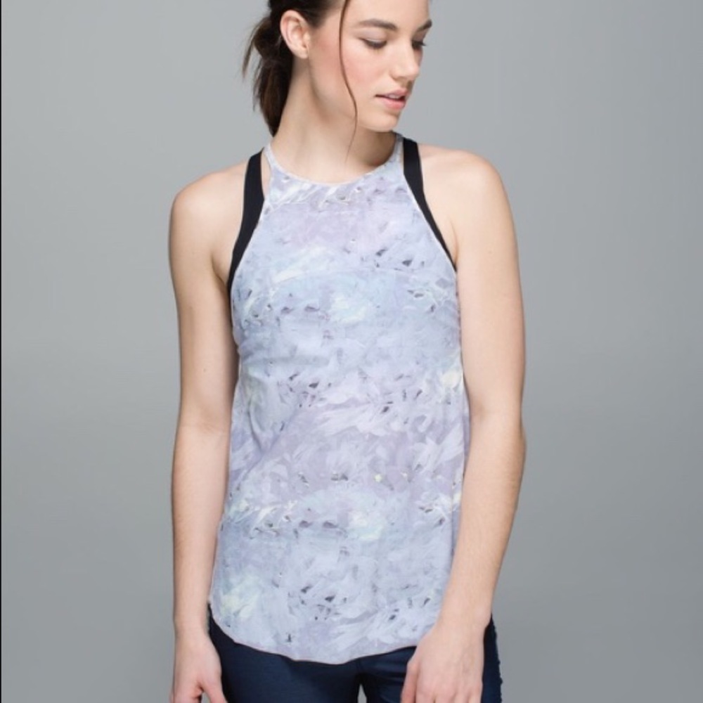 Lululemon Sea Me Run Singlet Tank Top Blush 6